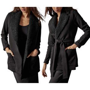 JAMES PERSE Sherpa Trimmed Shawl Collar Jacket 0 WVCF2550